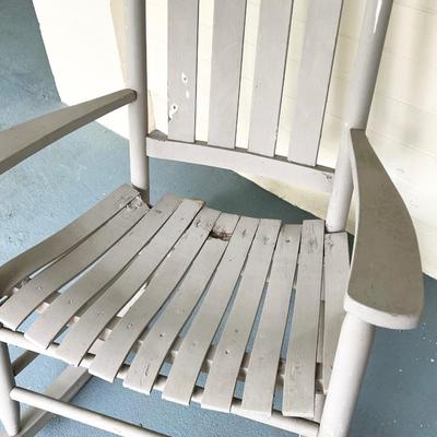 Solid Wood Rocking Chair ~ *Read Details