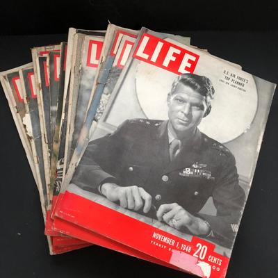 LOT 80U: Vintage Late 1948 Life Magazines