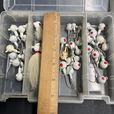LOT 129B: Assorted Fishing Lures - Jig Heads, Bucktails, Spoons