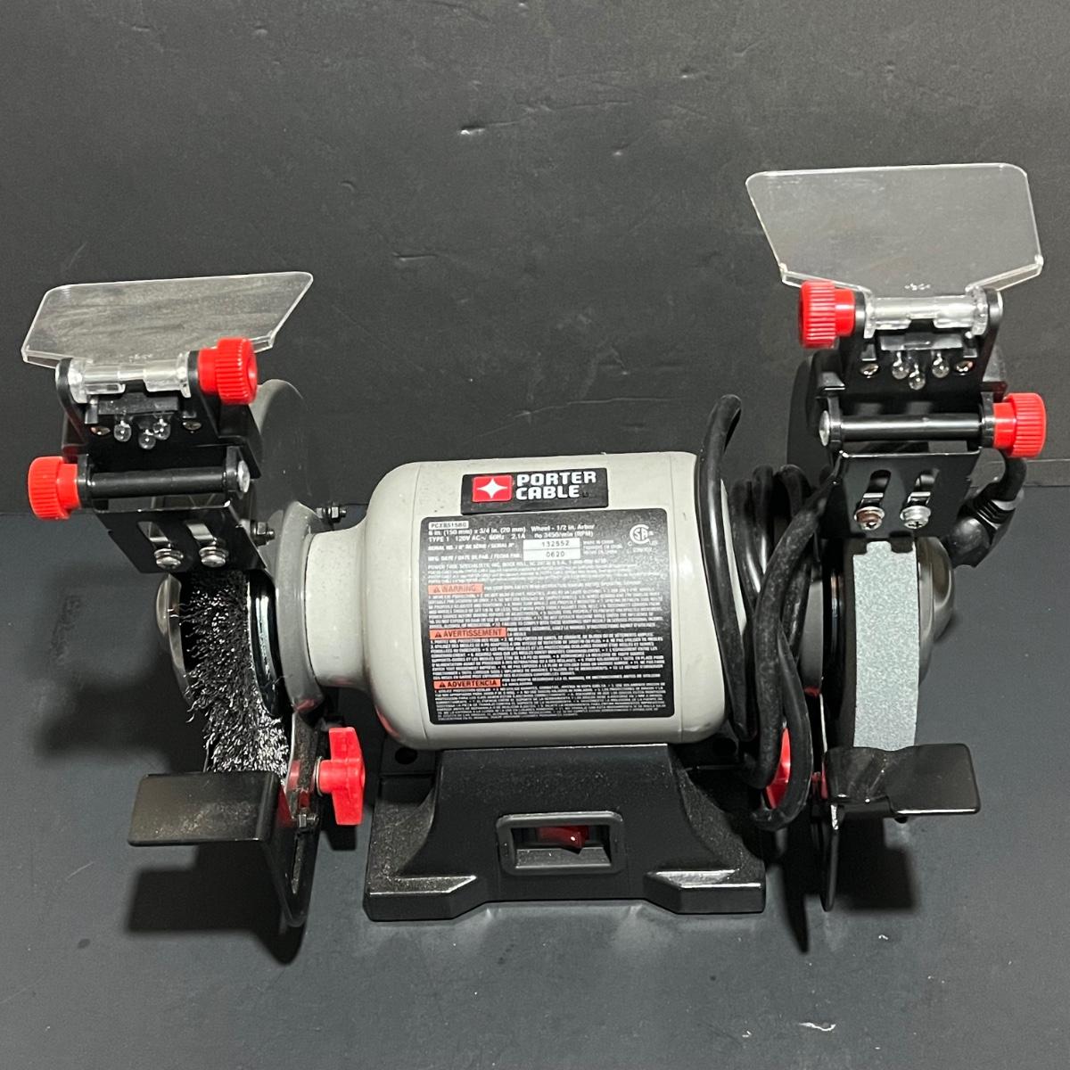 LOT 180B Porter Cable Bench Grinder