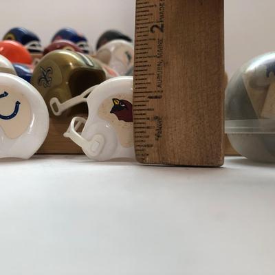 LOT 218U: Vintage Collectible Toy Mini Football Helmets