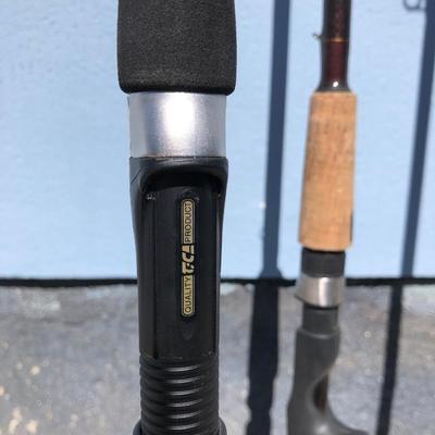 LOT 225S: Four Fishing Rods - Edge, Proline & More