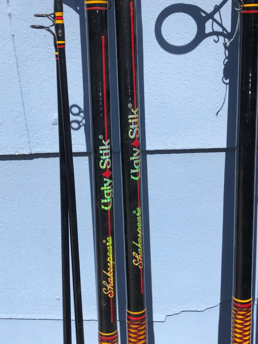 Sold at Auction: LOT OF 4- SHAKESPEARE UGLY STIK FISHING RODS