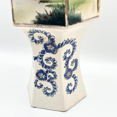 NIPPON ~ Ceramic Hand Painted Vase