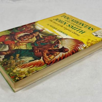 POCAHONTAS & CAPTAIN JOHN SMITH by Marie Lawson - a Random House Landmark Books History series