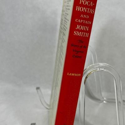 POCAHONTAS & CAPTAIN JOHN SMITH by Marie Lawson - a Random House Landmark Books History series