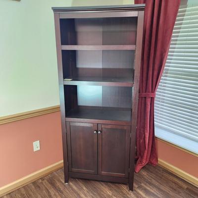 Wall Unit Book Shelf Storage Cabinet 31x12x72