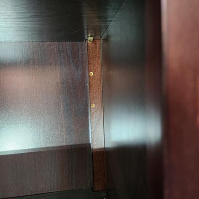 Wall Unit Book Shelf Storage Cabinet 31x12x72