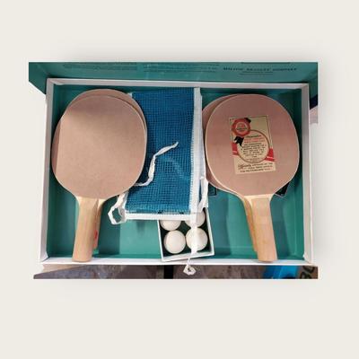 Vintage Milton Bradley Tournament Table Tennis Game