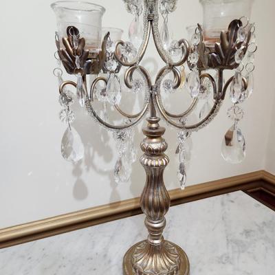 4 Candle Table Candelabra 19"Hx12"W