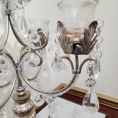 4 Candle Table Candelabra 19"Hx12"W