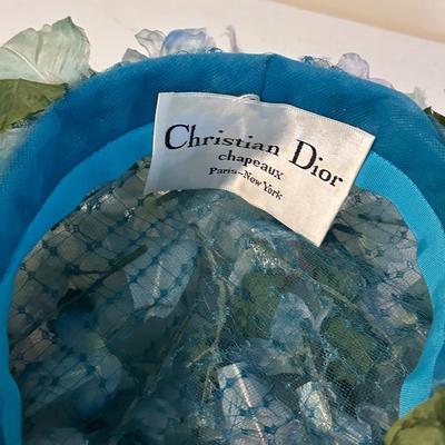CHRISTIAN DIOR ~ Chapeaux Feather Hat & Original Box