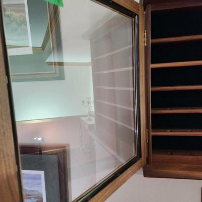 Glass Cover 36 Golf Ball Display Case for Wall or Shelf