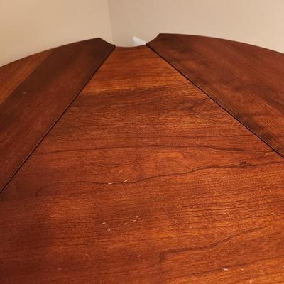 3 sided Triangular Drop Leaf Side Table End Table