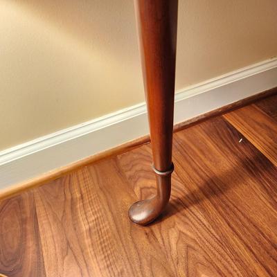 3 sided Triangular Drop Leaf Side Table End Table