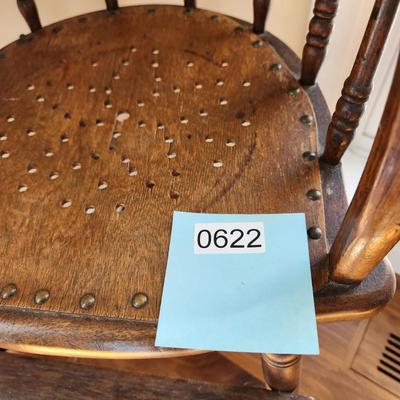Antique Cane Backed Child Doll High Chair