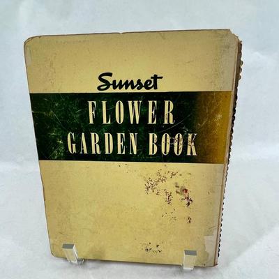 Vintage Sunset Flower Garden Book - 1950 Edition