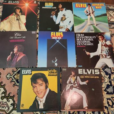8 Elvis Presley Records Albums