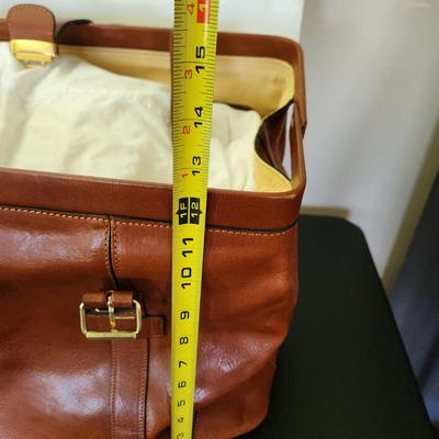 Alessandro Venanzi Leather Travel Bag made in Italy