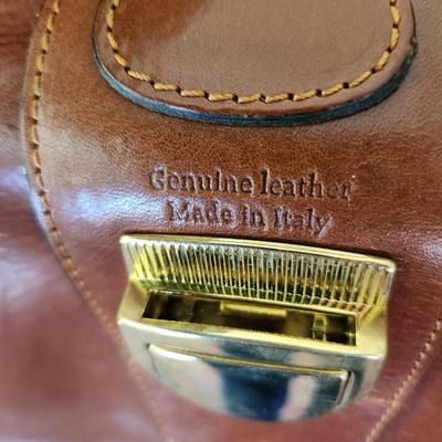 Alessandro Venanzi Leather Travel Bag made in Italy
