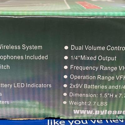 PYLE VHF PDW2500 Microphones System
