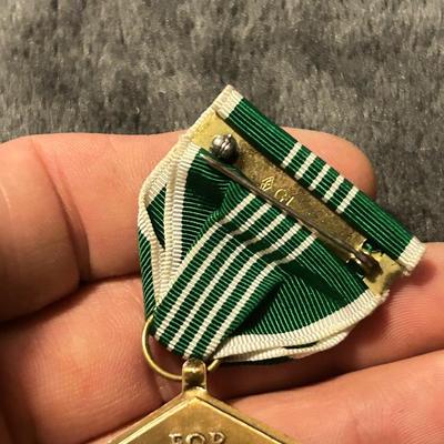 WW2 US For Military Merit Medal & Ribbon Named
