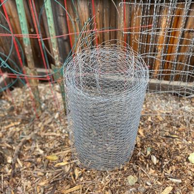 CHICKEN WIRE, TOMATO CAGES AND MORE
