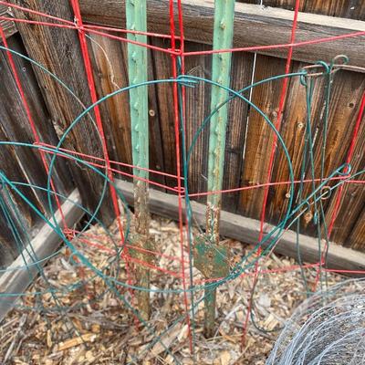 CHICKEN WIRE, TOMATO CAGES AND MORE