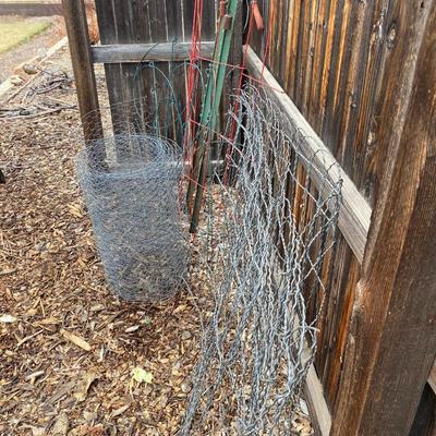 CHICKEN WIRE, TOMATO CAGES AND MORE