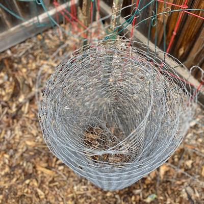 CHICKEN WIRE, TOMATO CAGES AND MORE