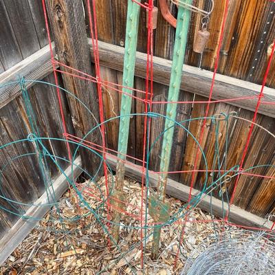 CHICKEN WIRE, TOMATO CAGES AND MORE