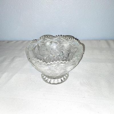 GLASS CUT SALAD BOWL WITH SERVING UTENSILS-MARBLE CANDLE HOLDERS-MORE