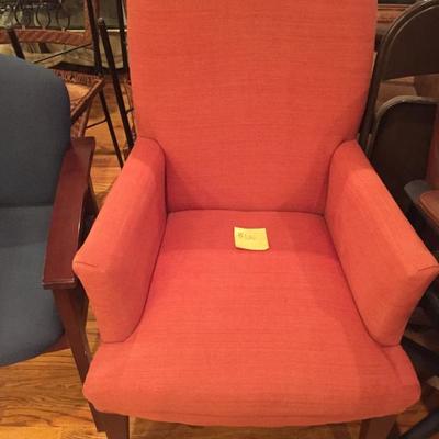 Mid Century Orange Chair