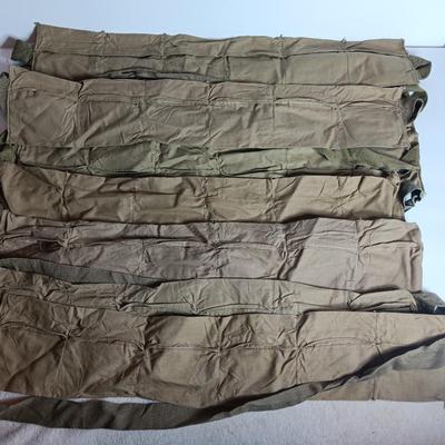 Military issued 7 pouch Bandoleer belts - 8 total. -