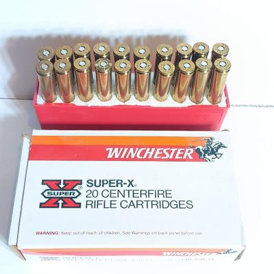 Winchester Super-X 20 centerfire rifle Cartridges - 375 H&H Magnum 300 Gr. Silvertip