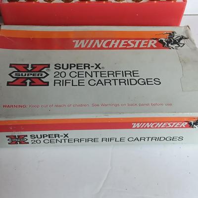 Winchester Super-X 20 centerfield Rifle cartridges 375 H&H Magnum 300 Gr. Silvertip