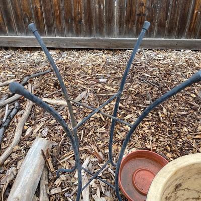 NEW CLAY POTS AND STAND