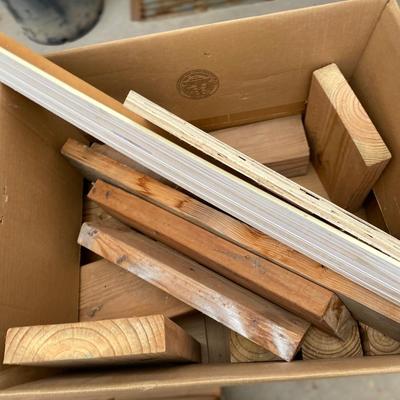 NICE PILE OF LUMBER AND SCRAP LUMBER