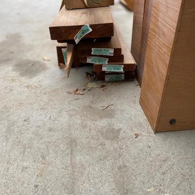 NICE PILE OF LUMBER AND SCRAP LUMBER