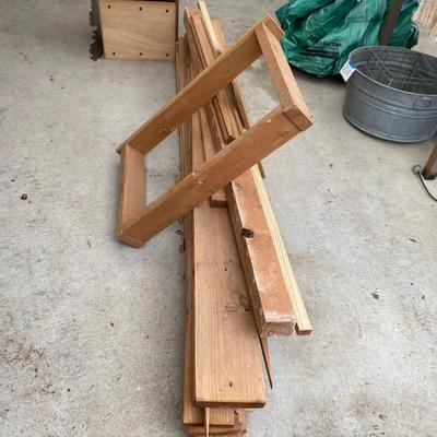 NICE PILE OF LUMBER AND SCRAP LUMBER