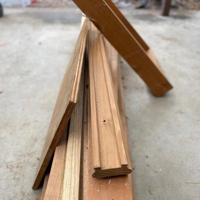 NICE PILE OF LUMBER AND SCRAP LUMBER