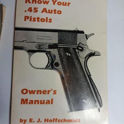 Variety of gun booklets - Ranger Handbook - Ruger - .45 Auto - NRA - M16A1 - AR-15 and more