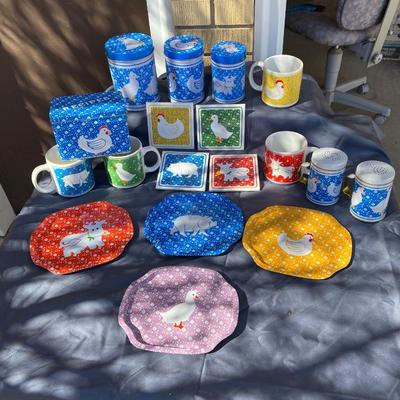 FARM KITCHEN TIN ITEMS