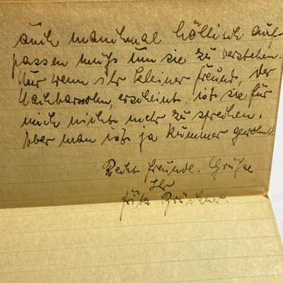 World War II German Letter w/2 Hitler Stamps in Good Preowned Condition as Pic'd.