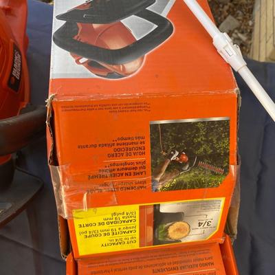 DUAL ACTION HEDGE TRIMMER AND INDOOR INSECT KILLER