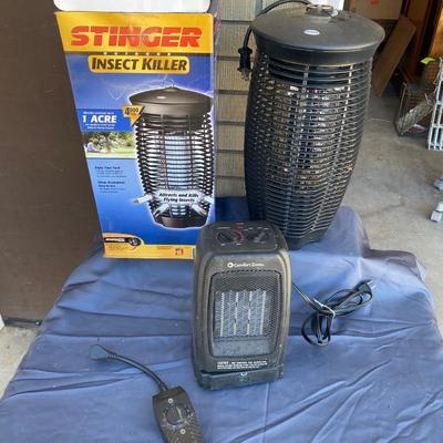 STINGER BUG ZAPPER, SPACE HEATER & MORE