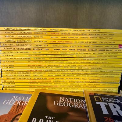 NATIONAL GEOGRAPHIC MAGAZINES