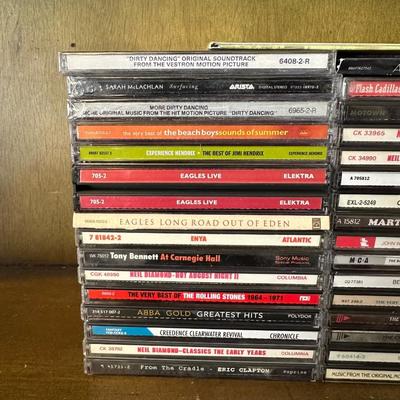 VARIETY OF MUSIC ON CD'S WITH CARRY CASE