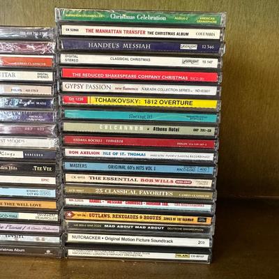 MUSIC ON CD'S WITH CARRY CASE