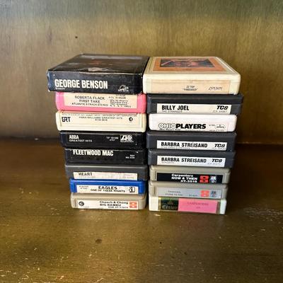 MUSIC ON 8-TRACK TAPES